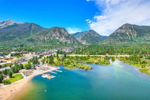 Frisco lake overhead view